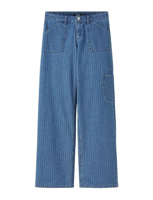 Nlfpinizza Dnm Lw Wide Cargo Pant LMTD Blue