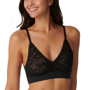 Sloggi BH GO Allround Lace Bralette Sort One Size Dame