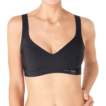 Sloggi BH ZERO Feel Bralette Sort Large Dame