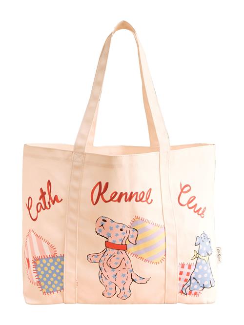 Cath Kidston Shopper 'Retro East West'  creme / blå / pink / sort