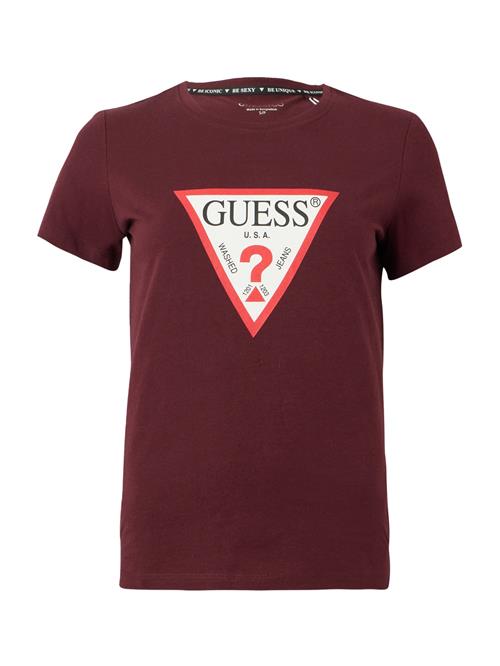 GUESS Shirts  rød / bordeaux / sort / hvid