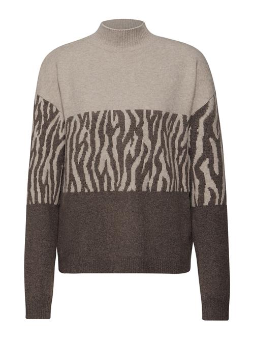 STREET ONE Pullover  brun / lysebrun