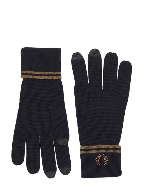Twin Tipped M Wool Gloves Fred Perry Black