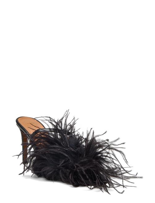 Laviano Black Nappa/Feathers ATP Atelier Black
