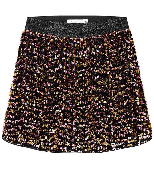 Name It Nederdel - NkfRunica - Gold Colour m. Palietter