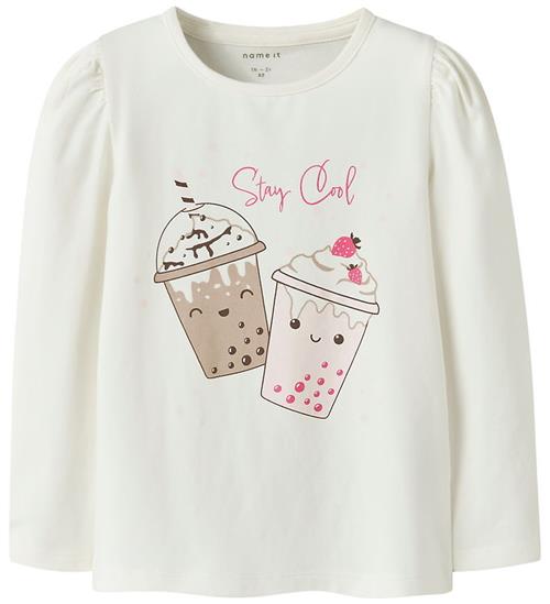 Name It Bluse - NmfOllia - Coconut Milk