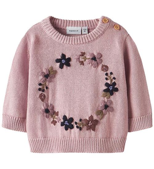 Name It Bluse - Strik - NmfOpair - Burnished Lilac