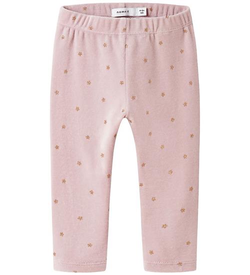 Name it Leggings - Velour - NbfNorah - Burnished Lilac