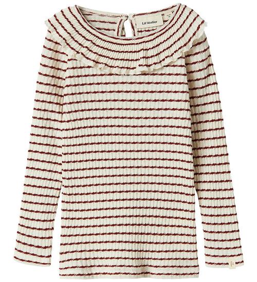 Lil' Atelier Bluse - Rib - NmfOsophia - Hot Chocolate