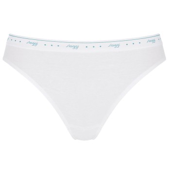 Sloggi Trusser 3P 24 7 100 Tai Briefs Hvid bomuld 38 Dame