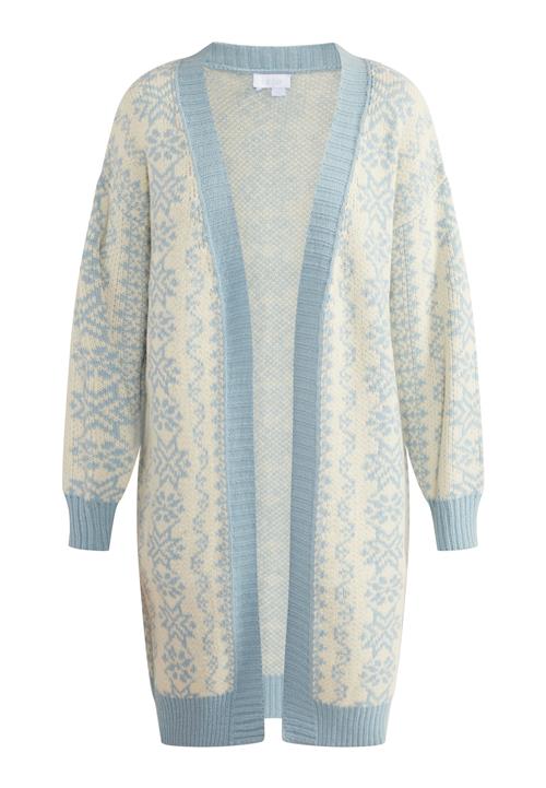 usha BLUE LABEL Cardigan 'Lynnea'  blå / hvid