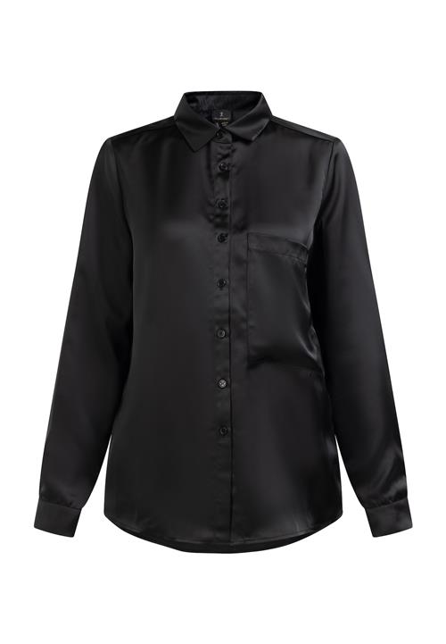 DreiMaster Klassik Bluse  guld / sort