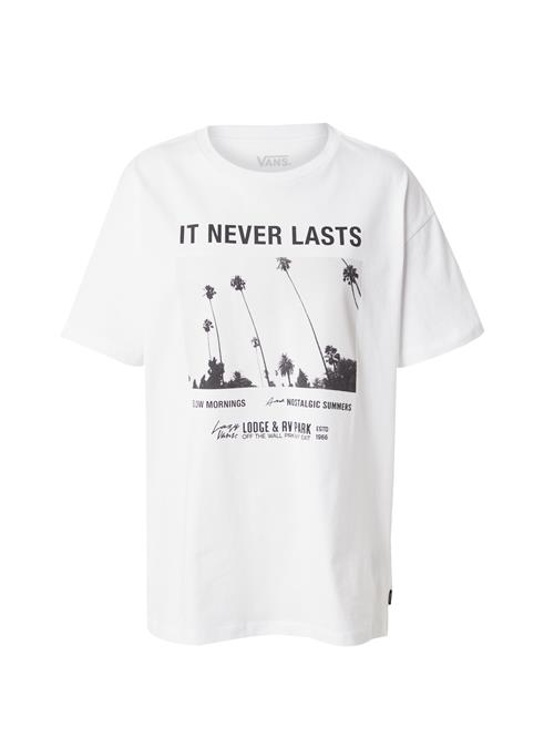 VANS Oversized bluse 'NEVERLASTING'  lysegrå / sort / hvid