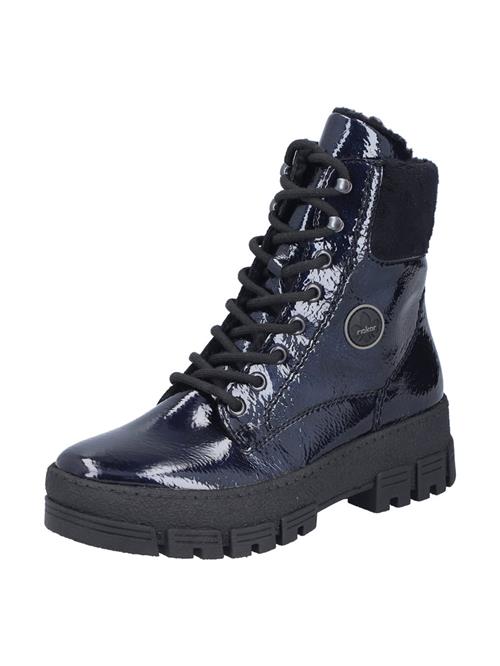 Rieker Snørestøvletter  navy