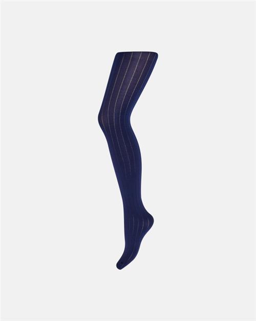 "Pinstripe" strømpebukser | 70 denier | navy