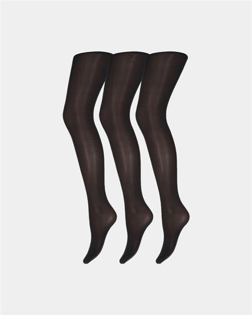 3-pak strømpebukser | recycled 60 denier | nearly black