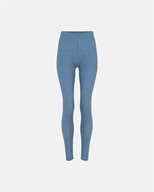 Leggings | polyester | mønstret blå