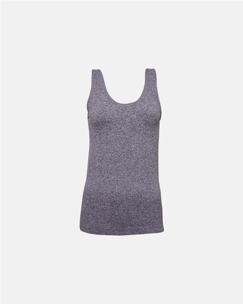 Top med brede stropper | mikrofiber | grå