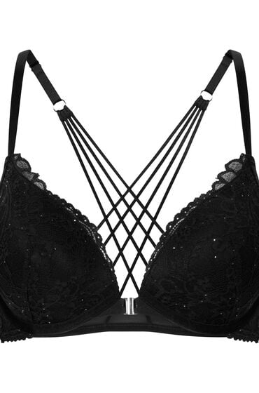 Hunkemöller Sabrina vatteret plunge pushup-bh sort