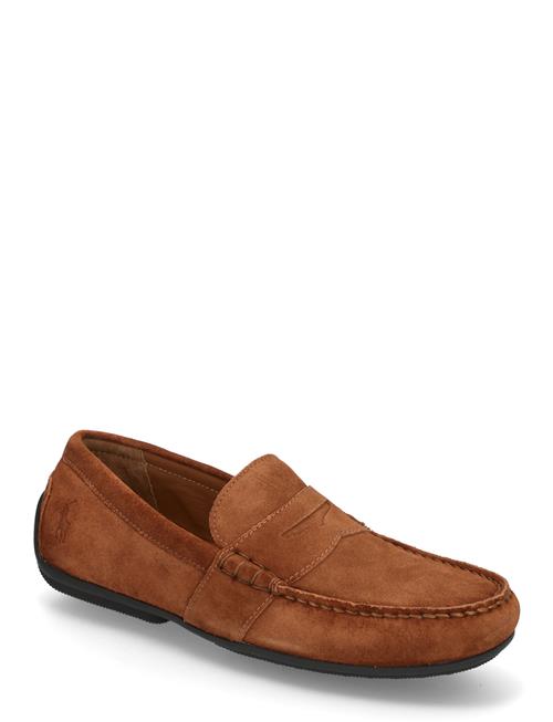 Reynold Suede Driver Polo Ralph Lauren Brown