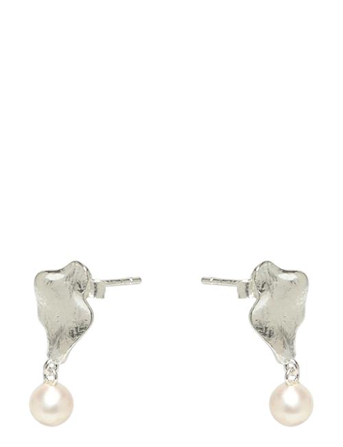 Earring, Caia Small Enamel Copenhagen Silver