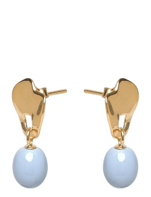 Earrings, Aida Enamel Copenhagen Gold