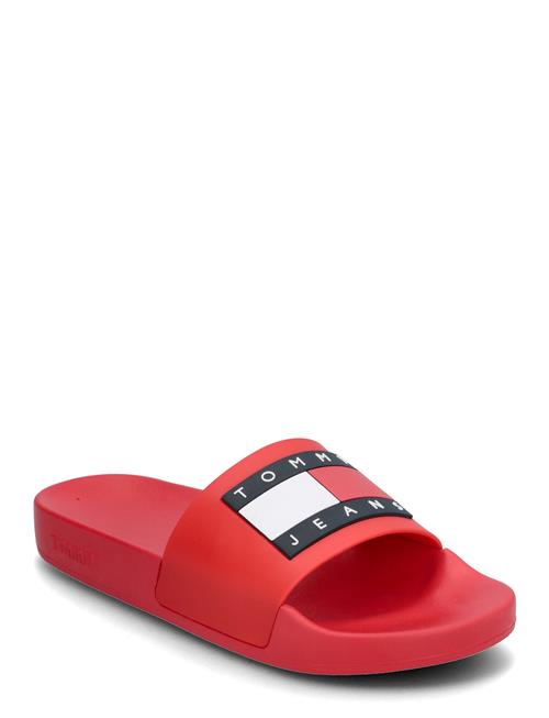 Tommy Jeans Flag Pool Slide Tommy Hilfiger Red