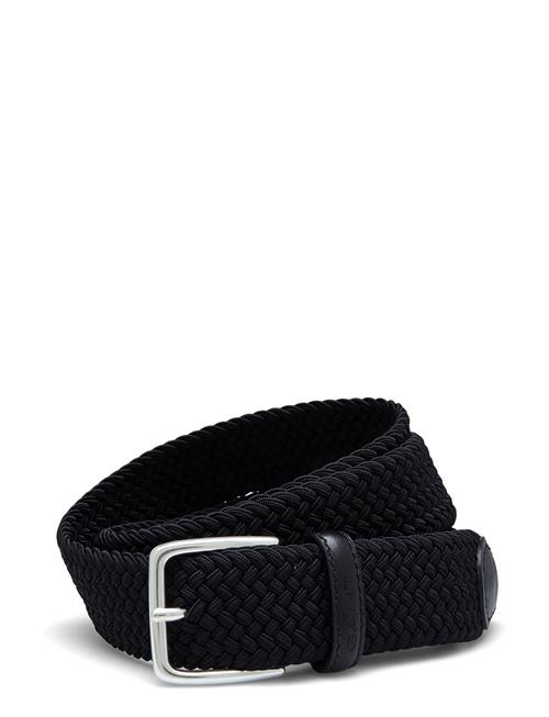 Elastic Braided Belt GANT Black