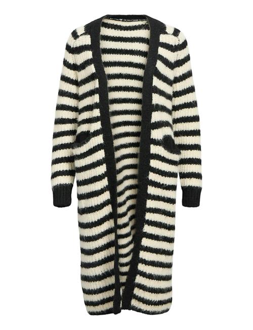 Objmilu Ls Lo Long Knit Cardigan Noos Object Black
