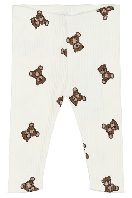 The New Siblings GOTS Paulo Rib-leggings Cloud Dancer  Cloud Dancer  62 cm  Hvid  62 cm  mand