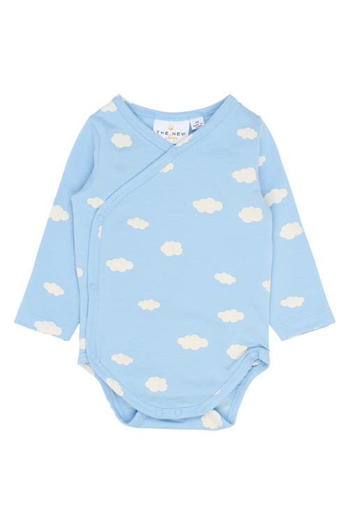 The New Siblings GOTS Paco Wrap Body Med Lange Ærmer Powder Blue  Powder Blue  62 cm  Blå  62 cm  mand