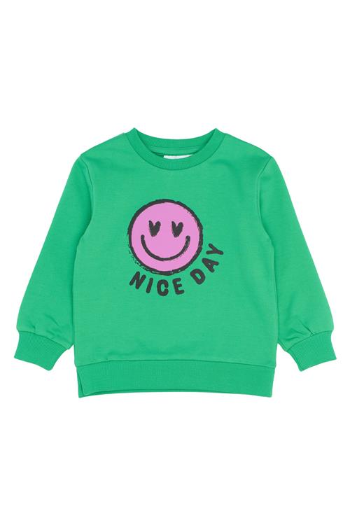 The New Siblings GOTS Parlene Sweatshirt Simply Green  Simply Green 104 cm  Grøn  104 cm  kvinde