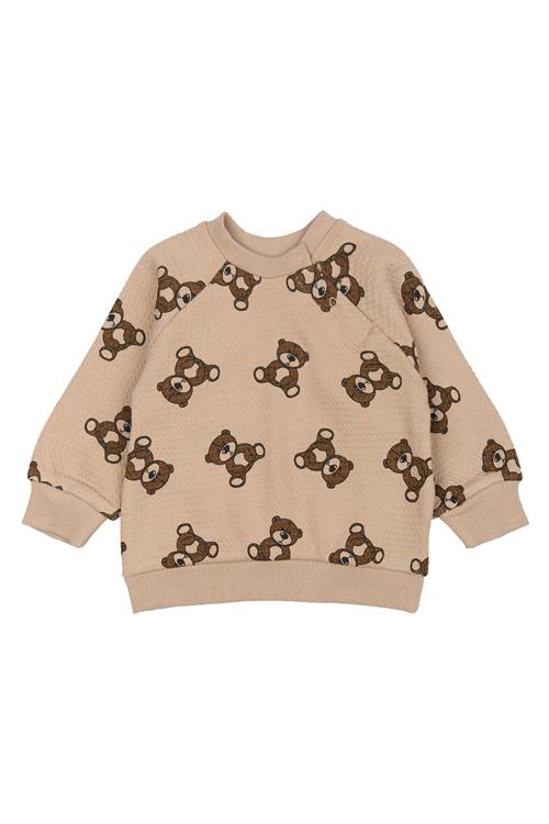 The New Siblings GOTS Primo Vaflet Sweatshirt Humus  Humus 56 cm  Beige  56 cm  mand