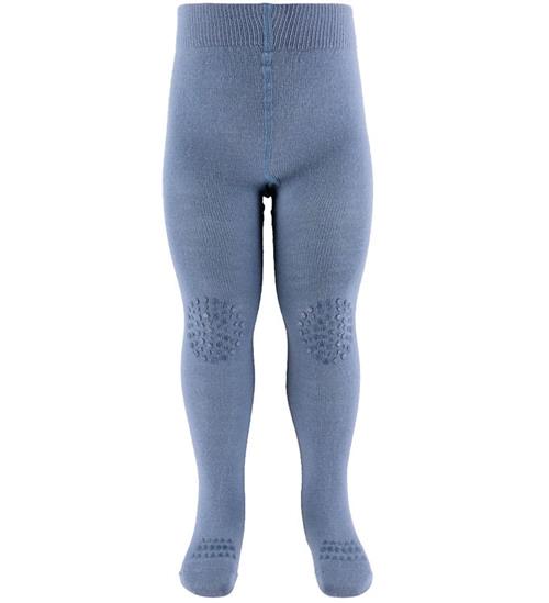 GoBabyGo Skirdsikre Strømpebukser - Noos - Uld - Stone Blue
