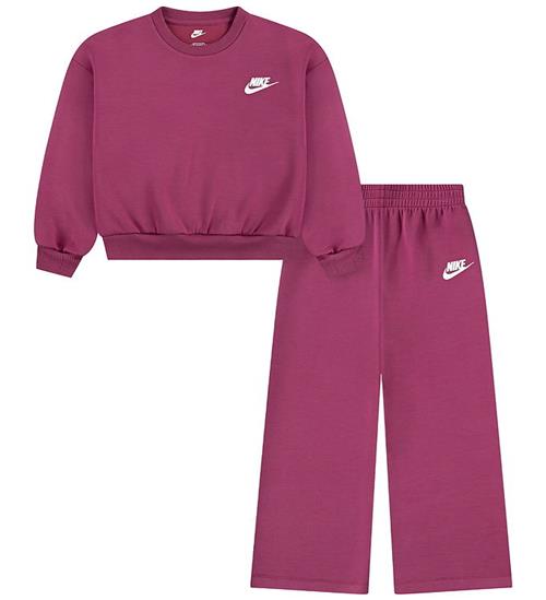 Nike Bluse/Bukser - Wide Leg - Sweet Beet