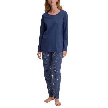 Calida Mystic Nights Pyjamas Marineblå bomuld Small Dame