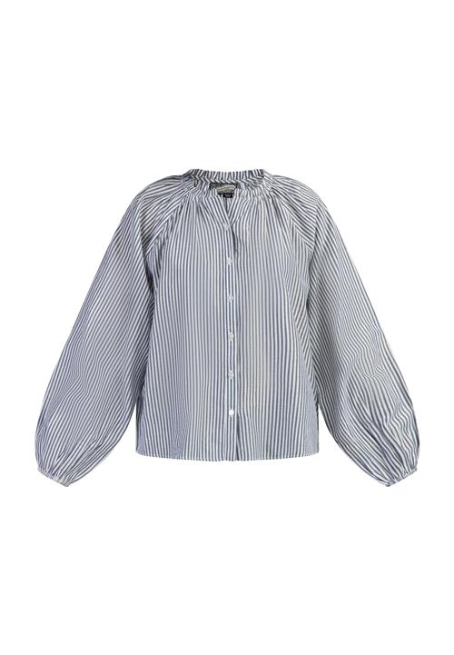 DreiMaster Vintage Bluse  marin / hvid