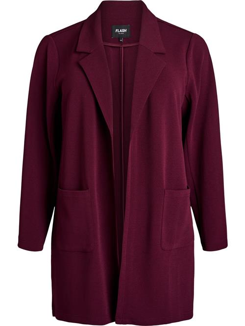 Flash by Zizzi Blazer 'Flding'  vinrød