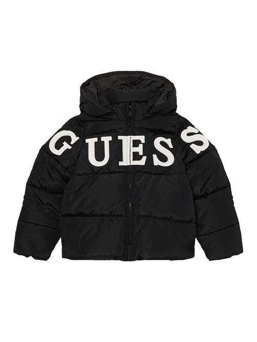 GUESS Vinterjakke  sort / naturhvid