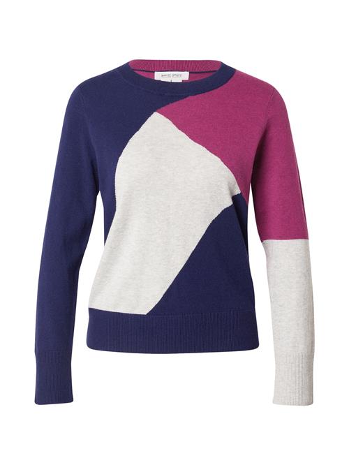 WHITE STUFF Pullover 'KATIE'  indigo / pink-meleret / hvid-meleret