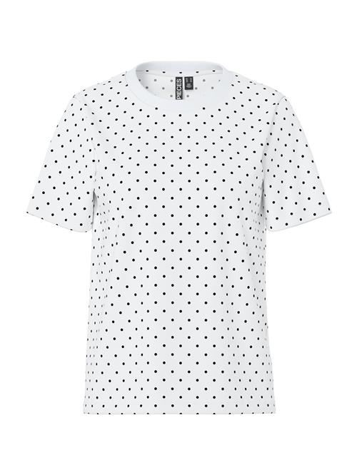 PIECES Shirts 'PCRIA'  sort / hvid