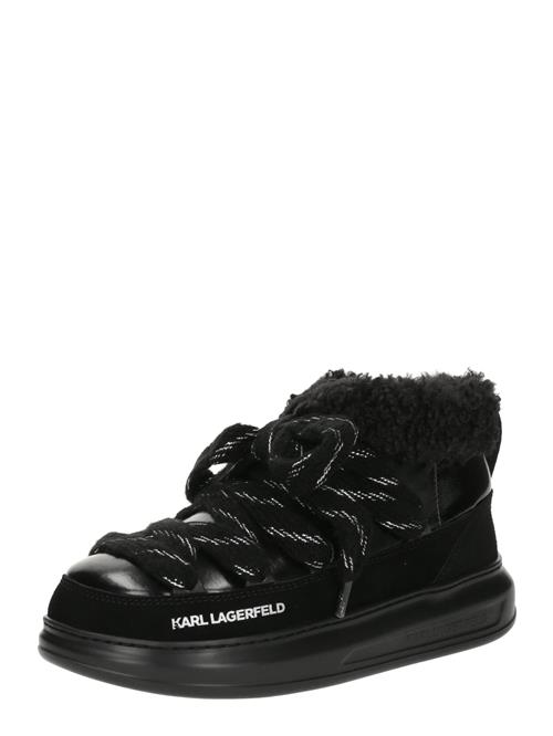 Se Karl Lagerfeld Snørestøvletter  sort / offwhite ved About You