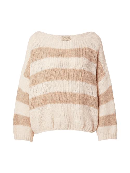 Herrlicher Pullover 'Leena'  creme / sand