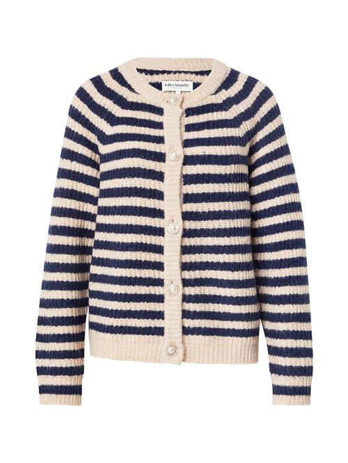 Lollys Laundry Cardigan 'Nova'  beige / navy