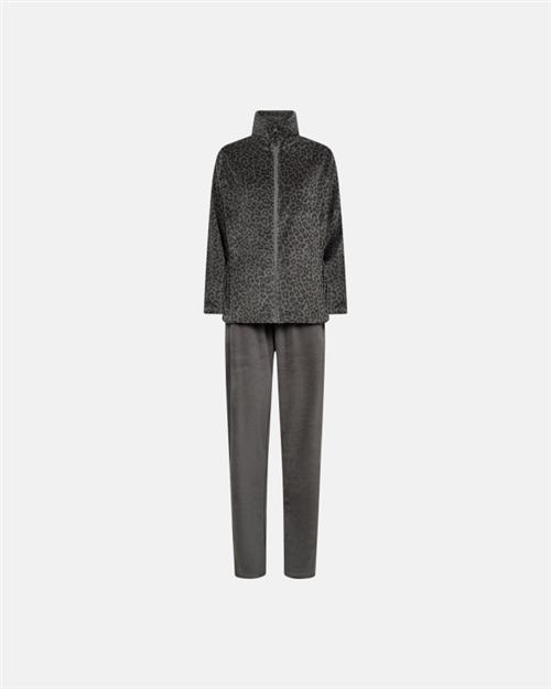Pyjamas sæt i velour | Bomuld | Grå