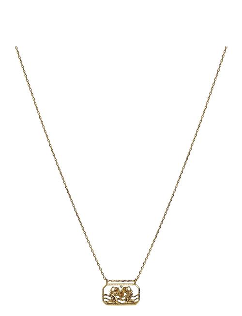 Zodiac Gemini Necklace 22. Maj - 21. Juni Maanesten Gold