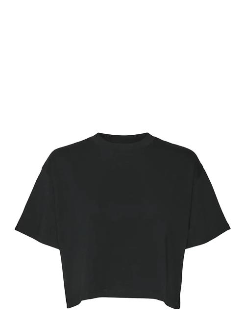 Nmalena S/S O-Neck Semicrop Top Fwd Noos NOISY MAY Black