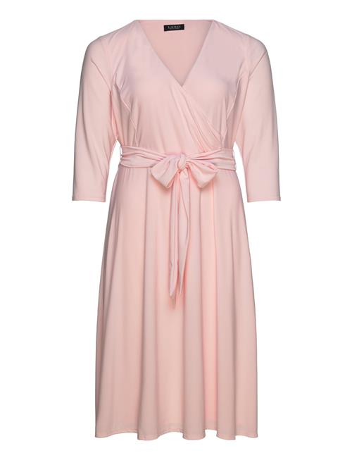 Se Surplice Jersey Dress Lauren Women Pink ved Booztlet