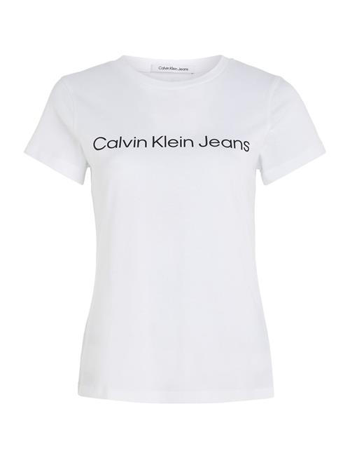 Core Instit Logo Slim Fit Tee Calvin Klein Jeans White