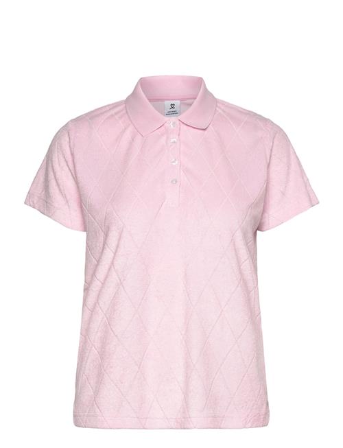 Terry Touch Ss Polo Shirt Daily Sports Pink